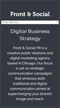 Mobile Screenshot of frontandsocial.com